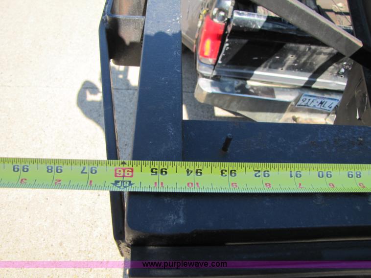 image for item 3457 2002 Load Trail 40' goose neck flatbed trailer