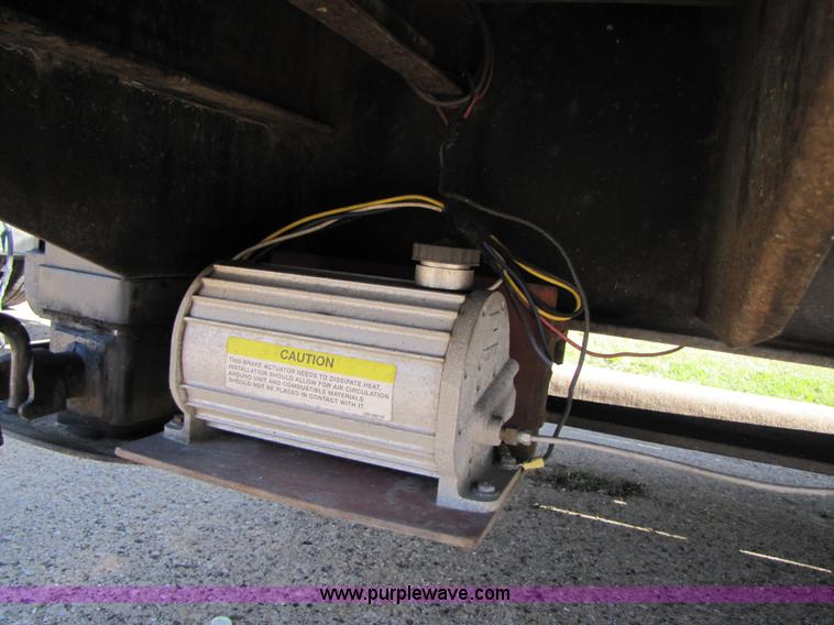 image for item 3457 2002 Load Trail 40' goose neck flatbed trailer