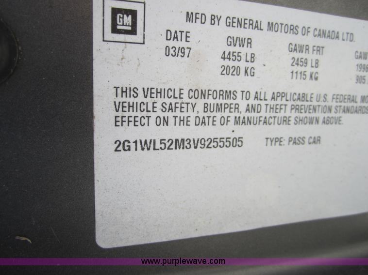 image for item 3700 1997 Chevrolet Lumina
