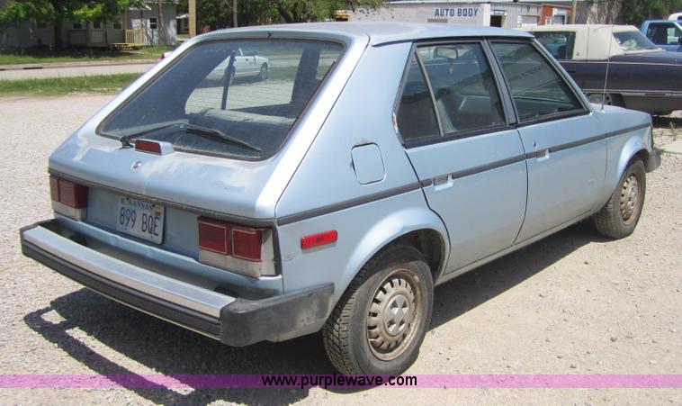 image for item 3701 1987 Dodge OMNI