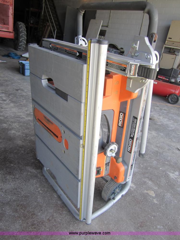 image for item 3705 Ridgid table saw
