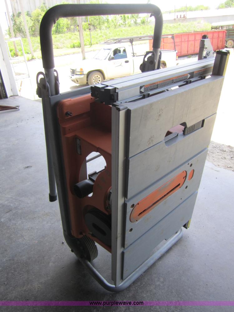 image for item 3705 Ridgid table saw