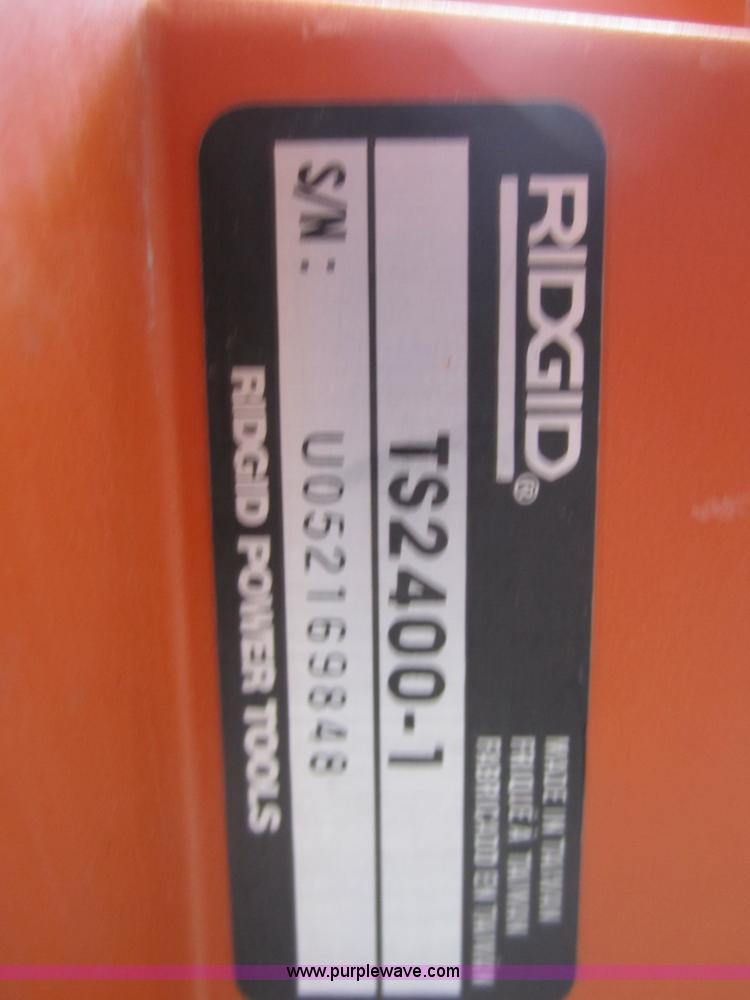 image for item 3705 Ridgid table saw