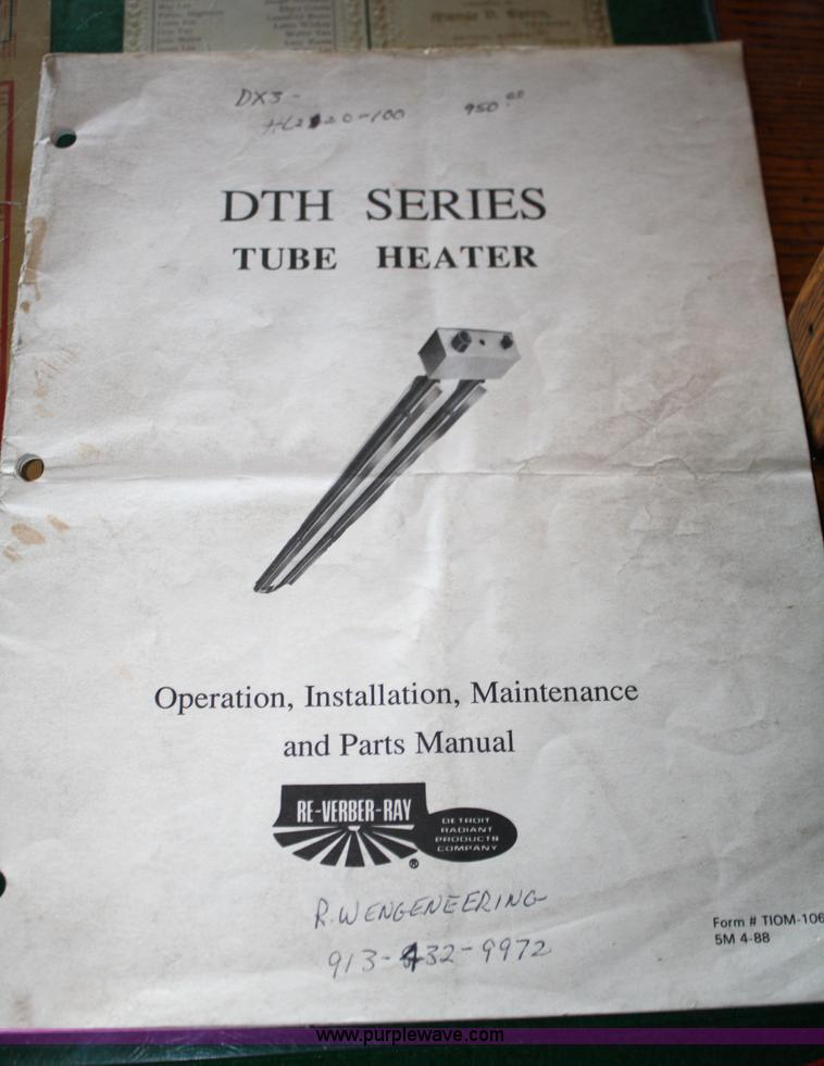 image for item 4726 Re-Verber-Ray 20' radiant tube heater