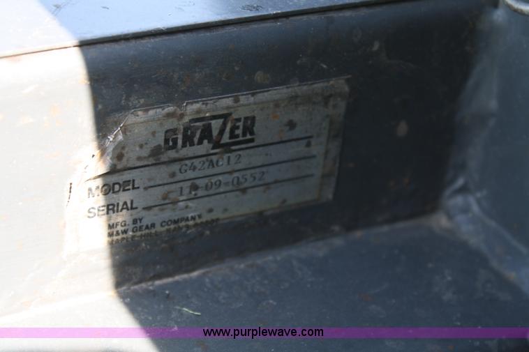 image for item 4975 Grazer 1250 zero turn lawn mower