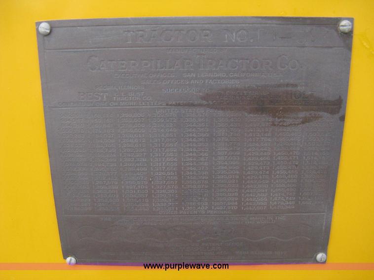 image for item 8050 Caterpillar TEN track crawler