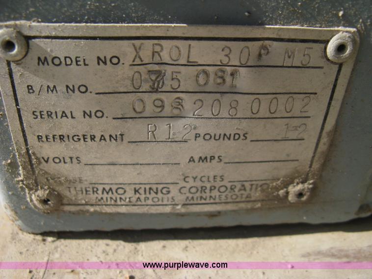 image for item 8058 Thermo-King Reefer refrigeration unit