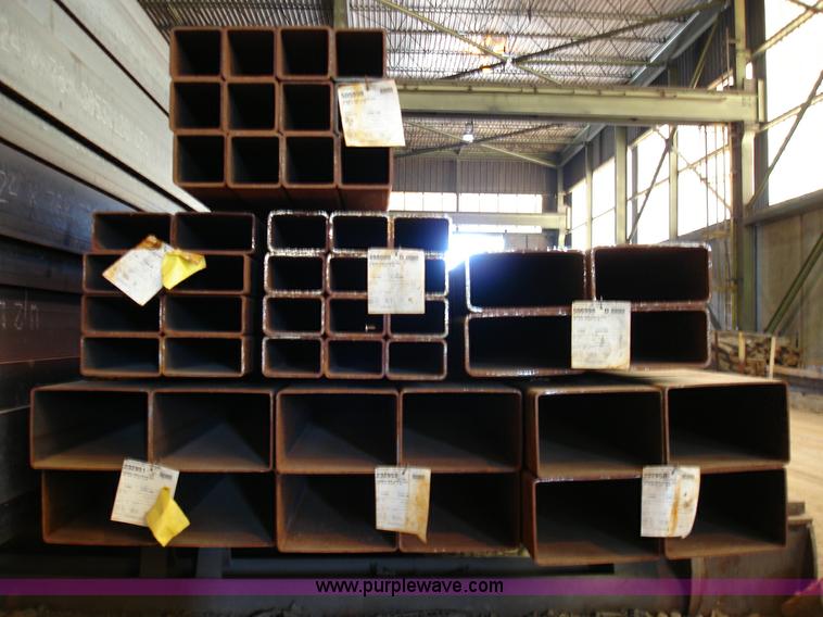 image for item 8712 (12) 5"W x 5"H x 48'L x 1/4" thick metal tubes