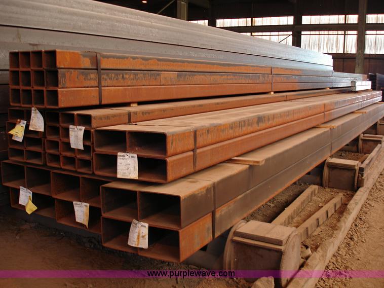 image for item 8713 (8) 8"W x 4"H x 40'L x 1/4" thick metal tubes