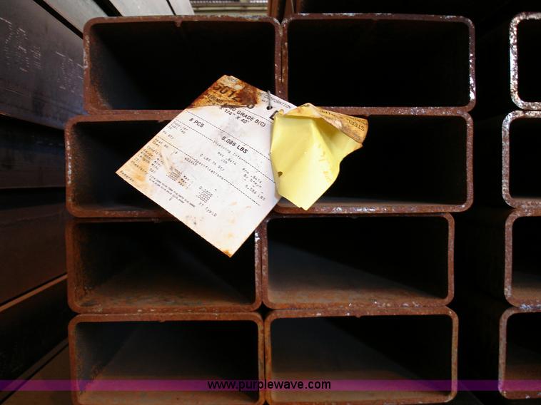image for item 8713 (8) 8"W x 4"H x 40'L x 1/4" thick metal tubes