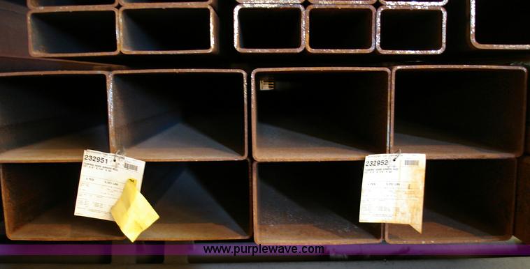 image for item 8716 (12) 12"W x 8"H x 40'L x 1/4" thick, new metal tubing