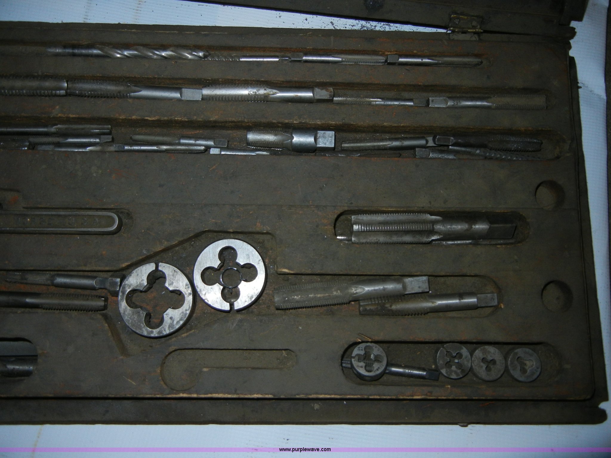 Morse tap and die set in Manhattan, KS Item 2196 sold Purple Wave