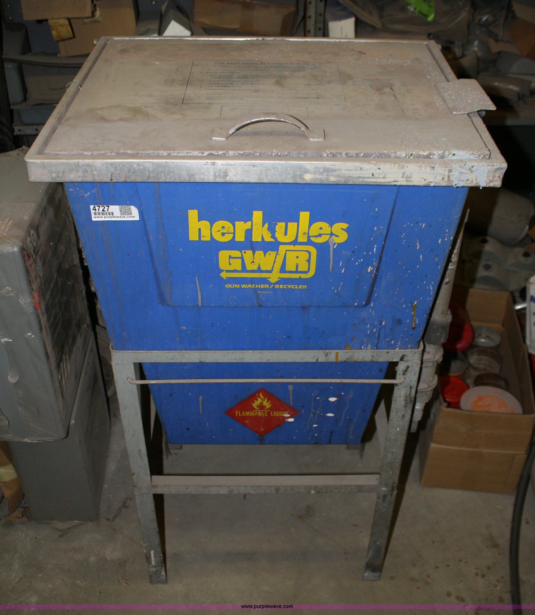 Herkules paint gun washer/recycler in Tonganoxie, KS Item 4727 sold