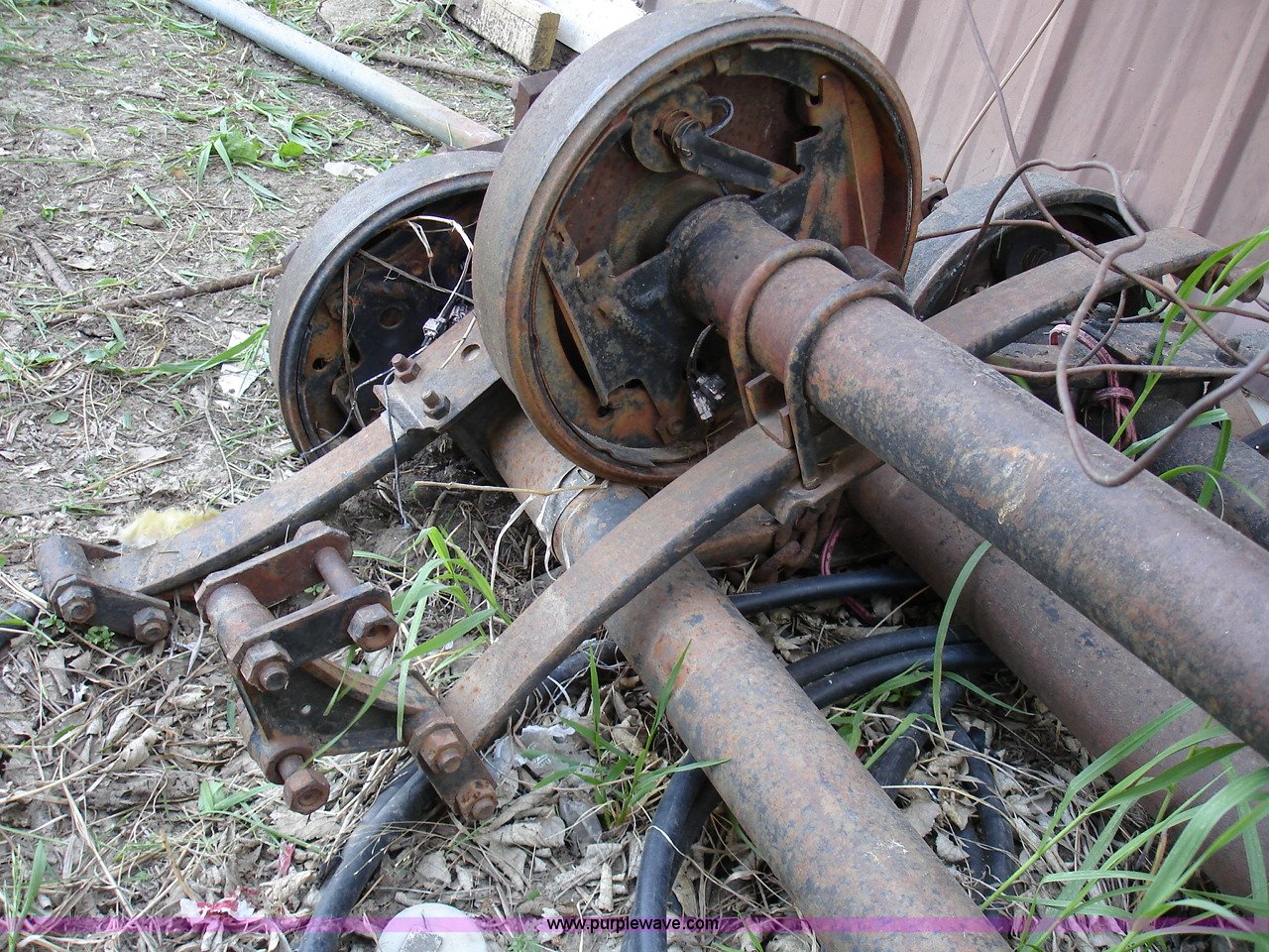 Mobile home axles and wheels in Salina, KS Item 8705 sold Purple Wave