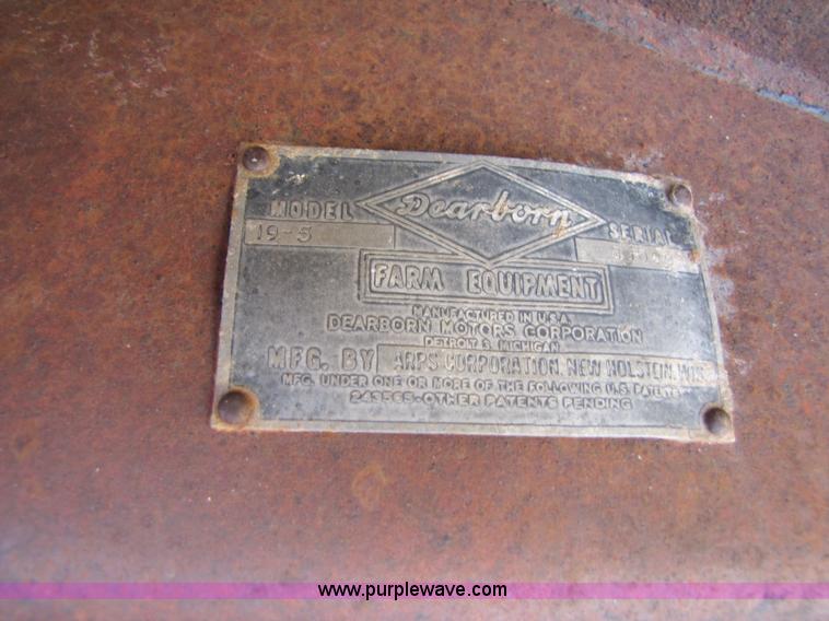 image for item 3447 Dearborn 19-5 6' blade