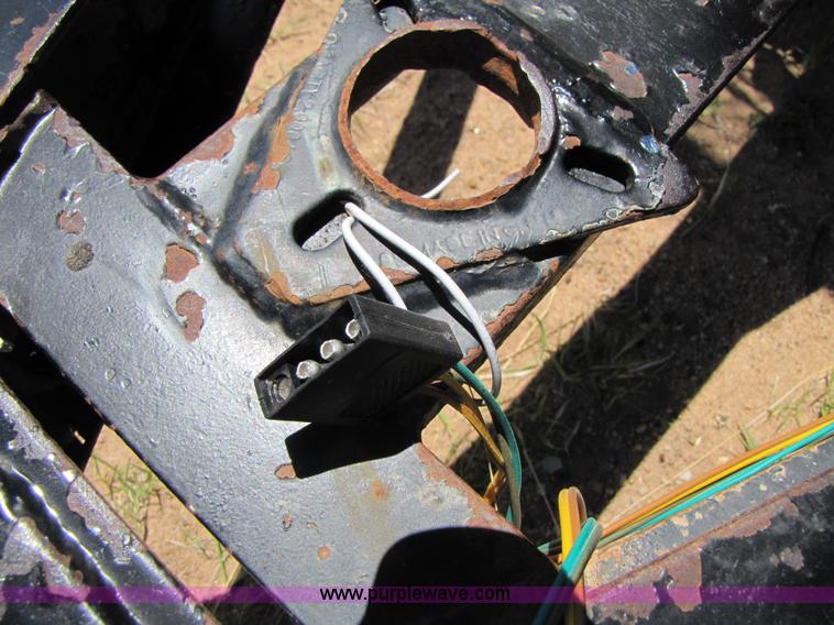 image for item 3448 Homemade 16' enclosed mesh trailer