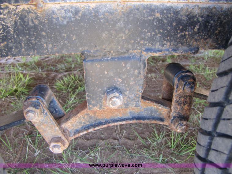 image for item 3448 Homemade 16' enclosed mesh trailer