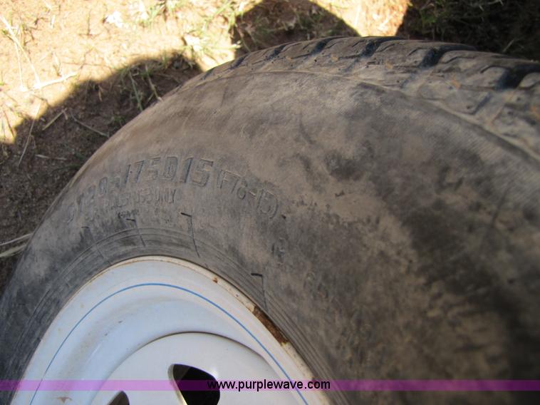 image for item 3448 Homemade 16' enclosed mesh trailer