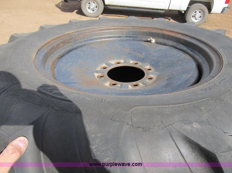 image for item 9206 (5) 11.2-24 eight-bolt sprinkler tires