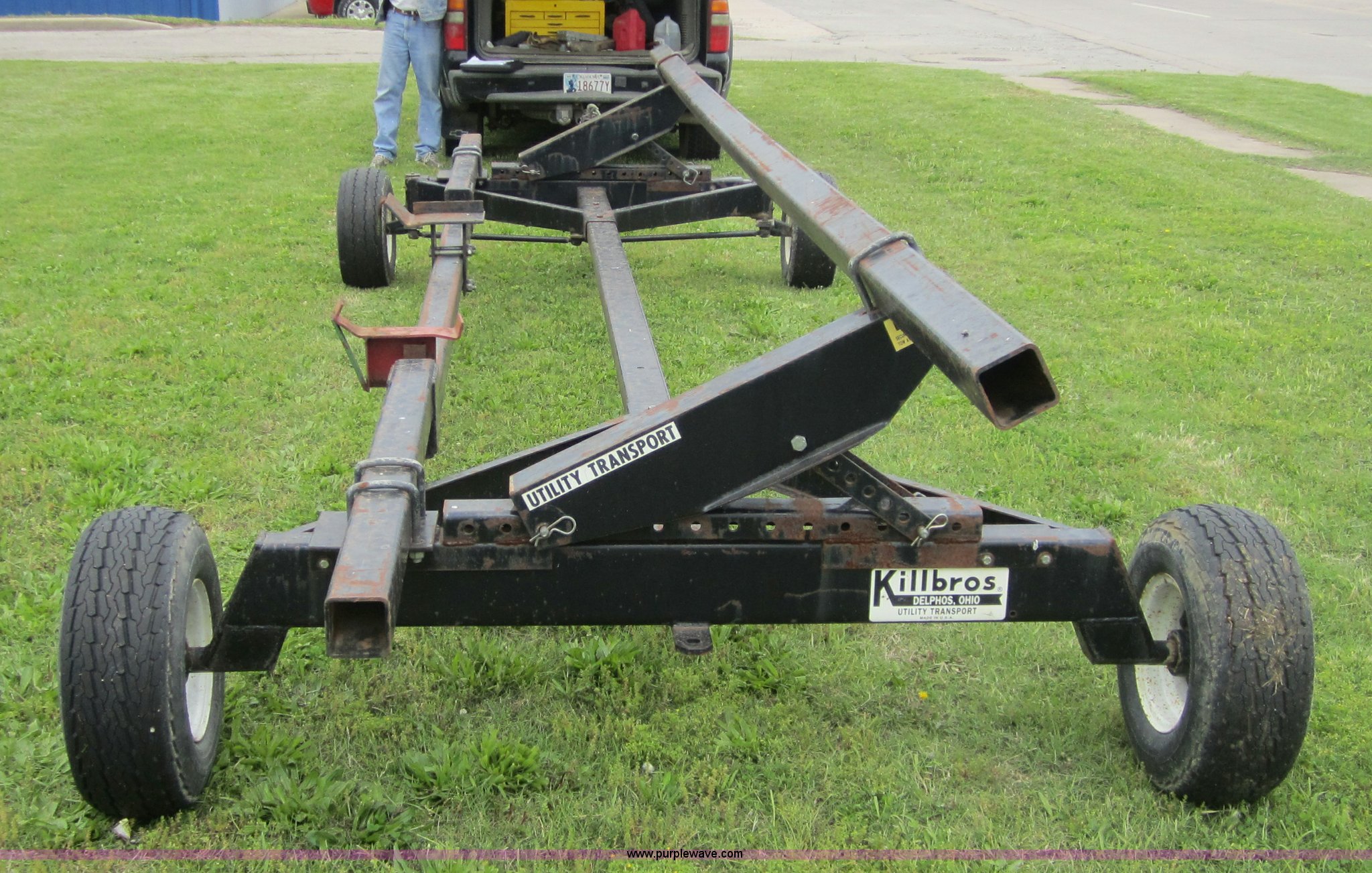 Kill Bros combine header trailer in Bartlesville, OK Item 3757 sold