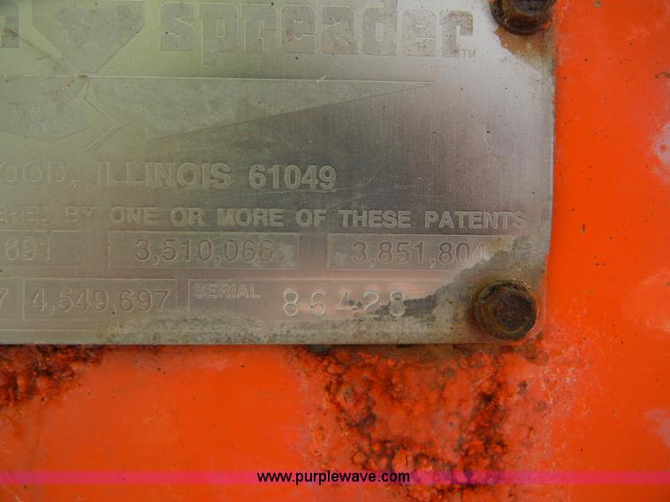 image for item 2223 1999 Swenson salt/sand spreader