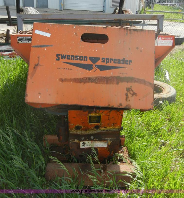 (2) Swenson salt/sand spreaders in Manhattan, KS Item 2239 sold