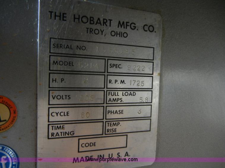 image for item 2297 Hobart 5214 meat band saw