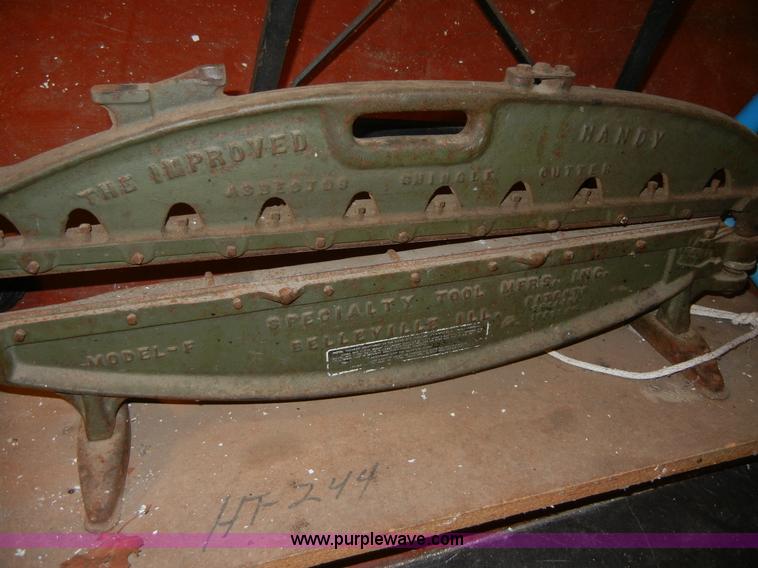 image for item 2330 Assorted shop equipment