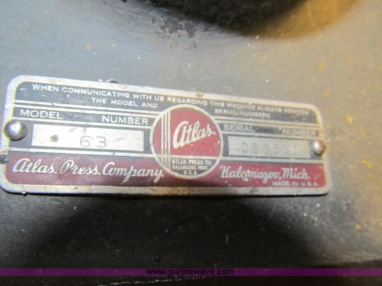 image for item 4120 Atlas 63 press