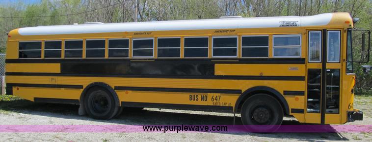image for item 4141 2001 Thomas Built school bus