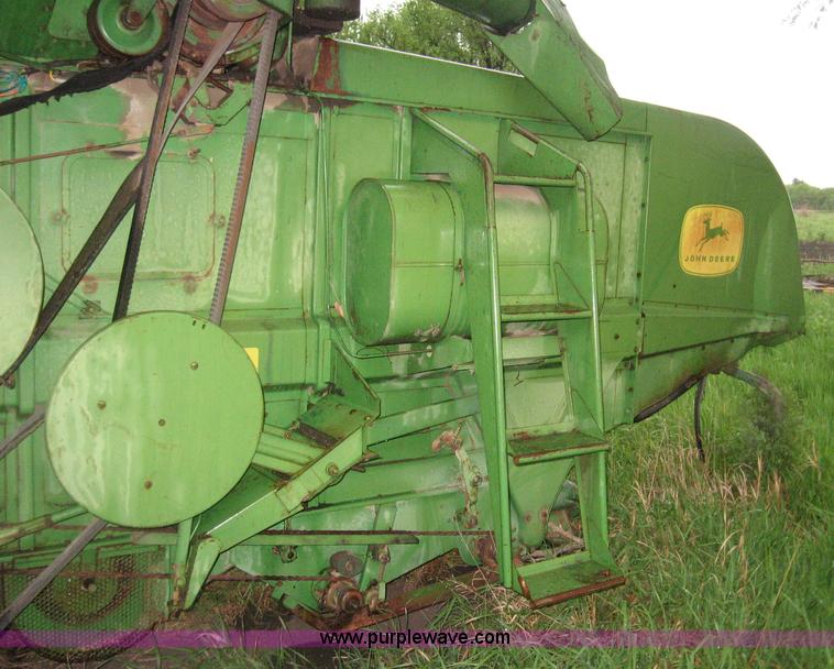image for item 5343 John Deere 45 combine with 210 two-row header