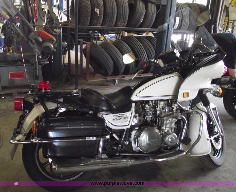 image for item 5538 1996 Kawasaki KZ1000 Police motorcycle