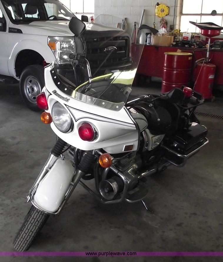 image for item 5538 1996 Kawasaki KZ1000 Police motorcycle