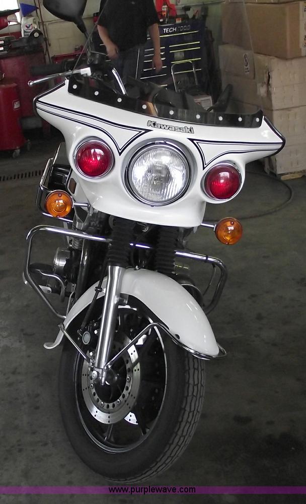 image for item 5538 1996 Kawasaki KZ1000 Police motorcycle