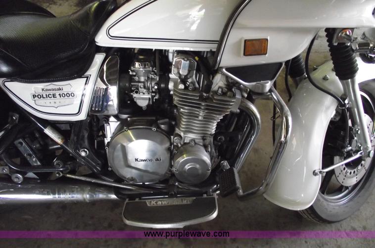 image for item 5538 1996 Kawasaki KZ1000 Police motorcycle