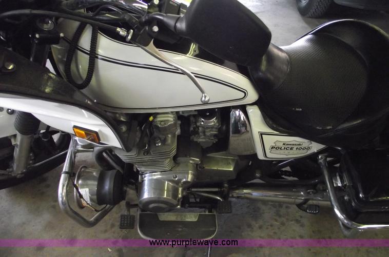 image for item 5538 1996 Kawasaki KZ1000 Police motorcycle