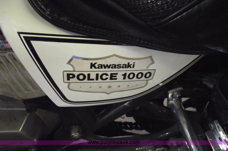 image for item 5538 1996 Kawasaki KZ1000 Police motorcycle