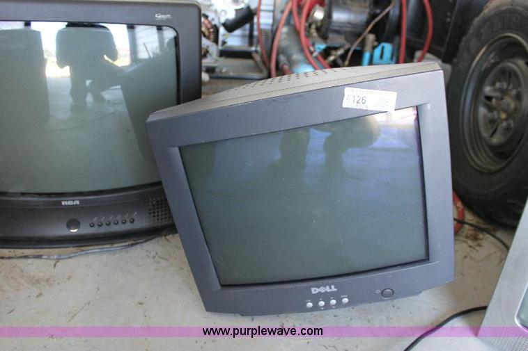 image for item 6126 (4) assorted tube televisions and CRT monitors