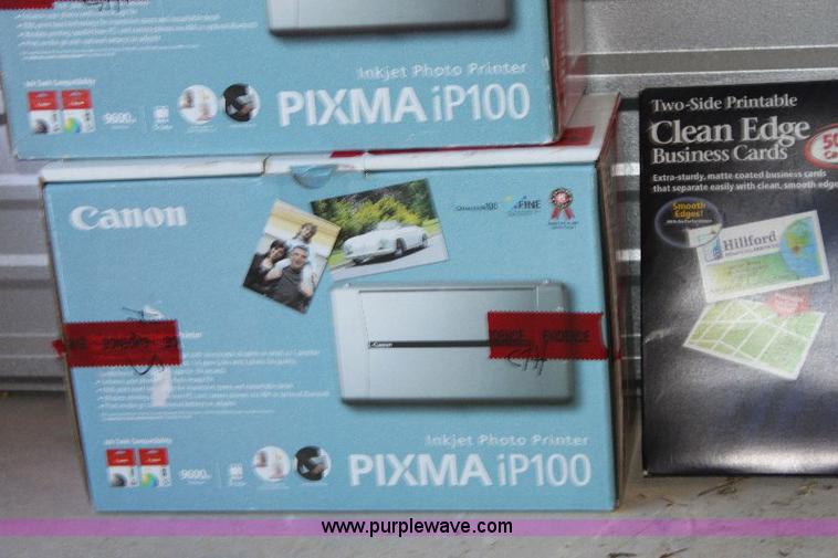 image for item 6132 (2) Cannon Pixma ip100 photo printers