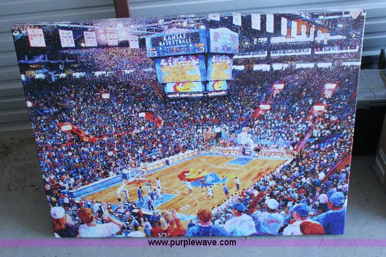 image for item 6134 Jayhawk basketball print