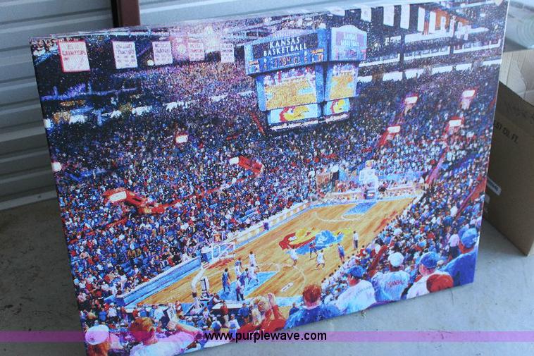 image for item 6134 Jayhawk basketball print