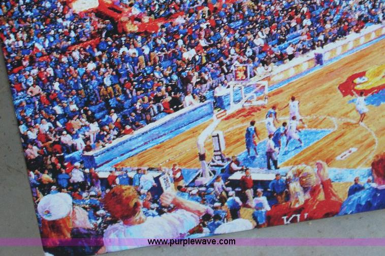 image for item 6134 Jayhawk basketball print