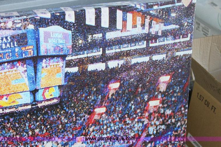 image for item 6134 Jayhawk basketball print