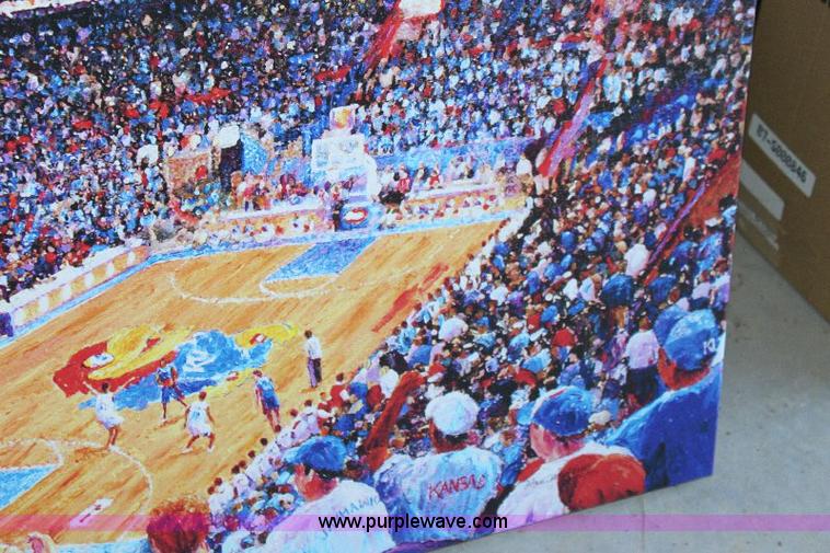 image for item 6134 Jayhawk basketball print