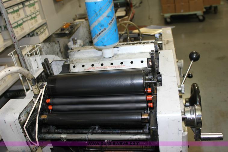 image for item 6419 1980 Multigraphics 1250N single color offset printing press