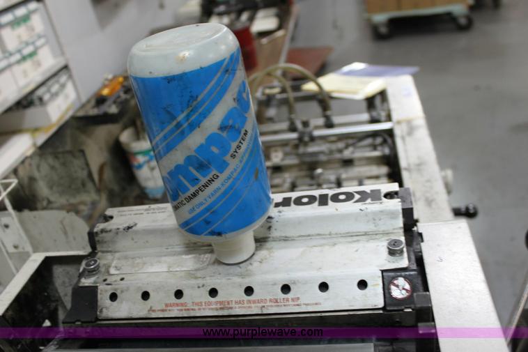 image for item 6419 1980 Multigraphics 1250N single color offset printing press