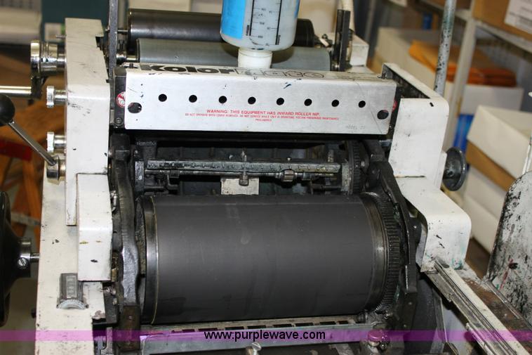 image for item 6419 1980 Multigraphics 1250N single color offset printing press