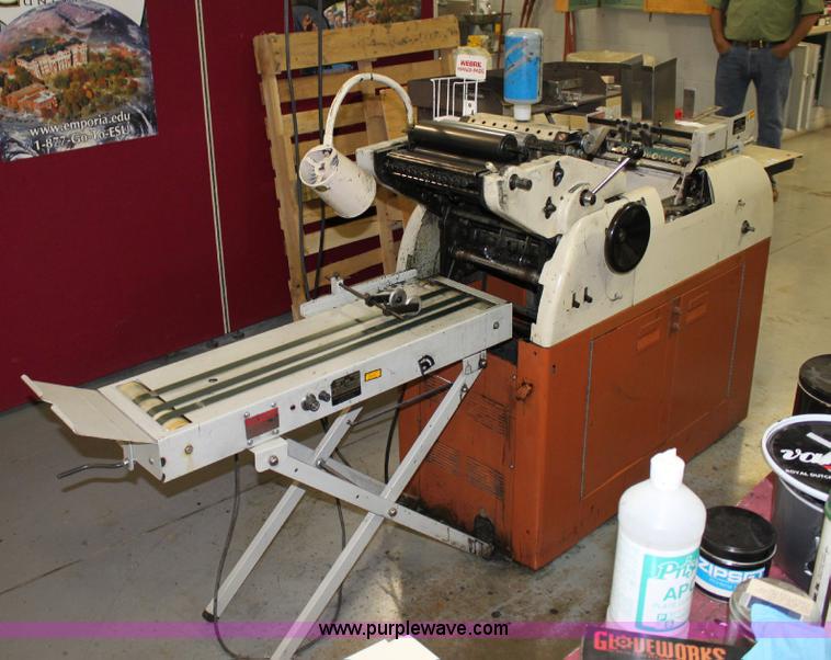 image for item 6420 Multigraphics 2850 single color offset printing press