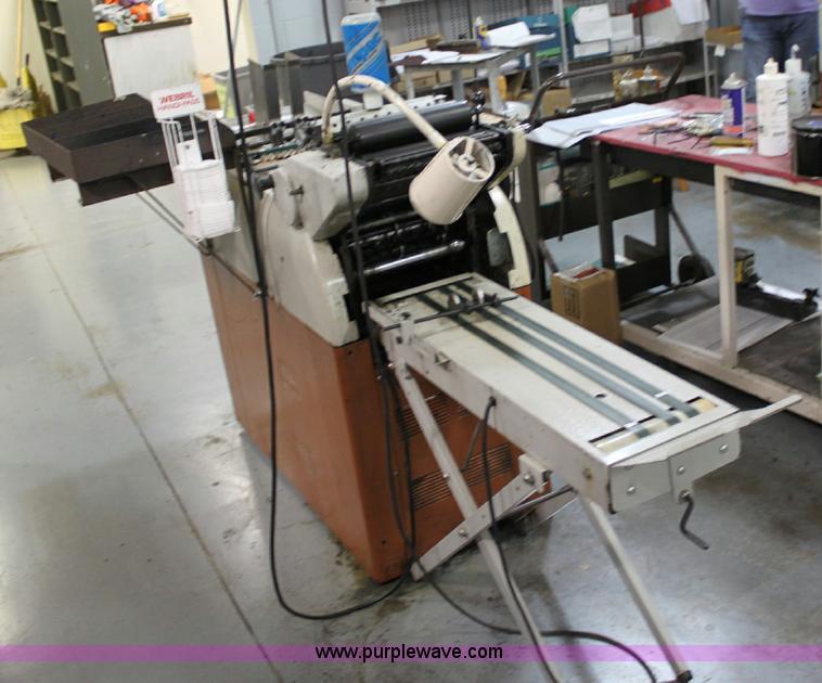 image for item 6420 Multigraphics 2850 single color offset printing press