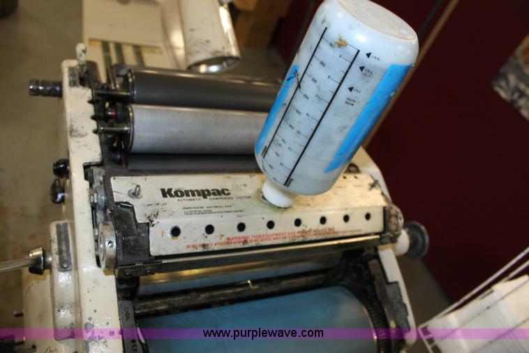 image for item 6420 Multigraphics 2850 single color offset printing press